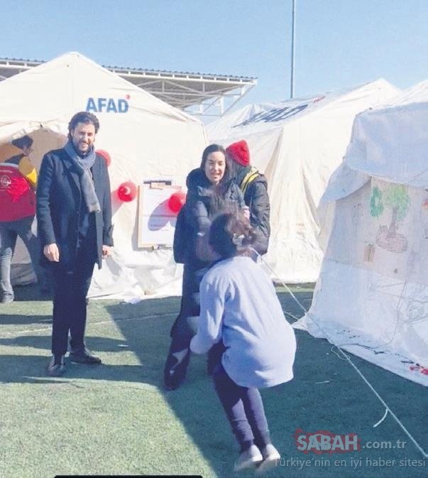 Ünlü isimlerden minik depremzedelere moral desteği