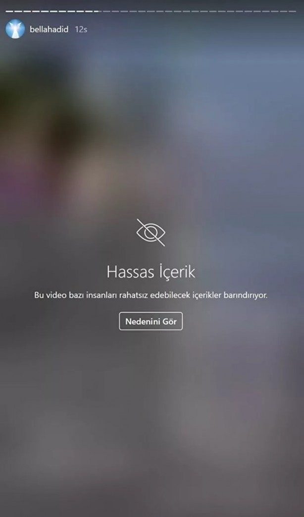 Foto - Ünlü model Bella Hadid, Instagram'ın Filistin konusundaki iki yüzlü tutumuna isyan etti