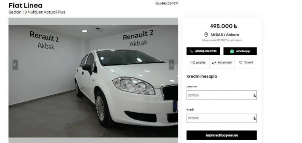 Foto - Ünlü otomotiv devi ikinci el araçları yenileyip satışa çıkardı! Fiyatlar 227 bin liradan başlıyor