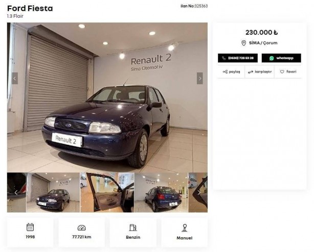 Foto - Ünlü otomotiv devi ikinci el araçları yenileyip satışa çıkardı! Fiyatlar 227 bin liradan başlıyor