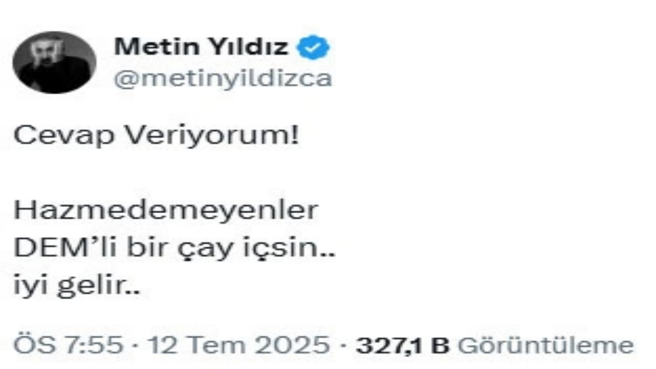 Foto - Ünlü oyuncu "Terörsüz Türkiye" deyince linç yedi! "Hazmedemeyenler DEM’li bir çay içsin" 