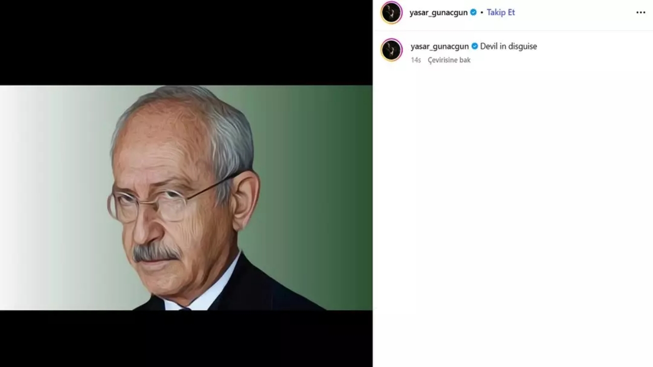 Foto - Ünlü şarkıcıdan şaşırtan "Kılıçdaroğlu" paylaşımı: Kılık değiştirmiş şeytan