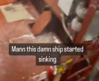 Foto - Ünlü savaş gemisi batıyor! Allah'ın adaleti işte, beter olun