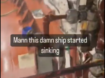 Foto - Ünlü savaş gemisi batıyor! Allah'ın adaleti işte, beter olun