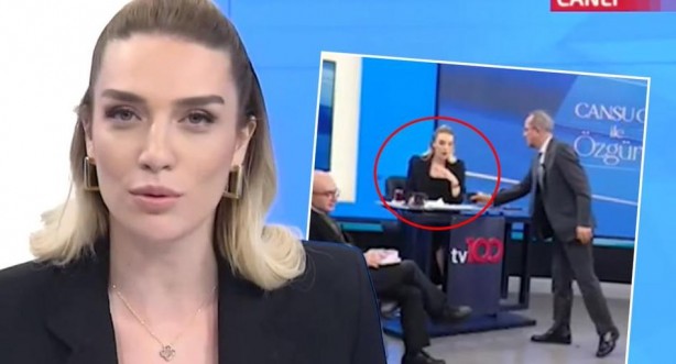 Foto - Ünlü spiker Cansu Canan’a canlı yayında çok büyük şok! Hiç kimse bunu beklemiyordu 