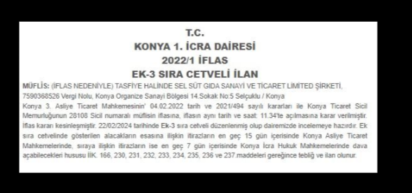 Foto - Ünlü süt ve süt ürünleri üreticisi iflas etti! Ürünleri market raflarında yer alıyordu