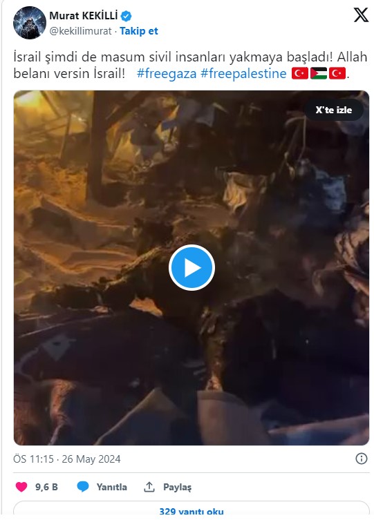 Foto - Ünlülerden katil İsrail'e tepki! ''Allah belanı versin''