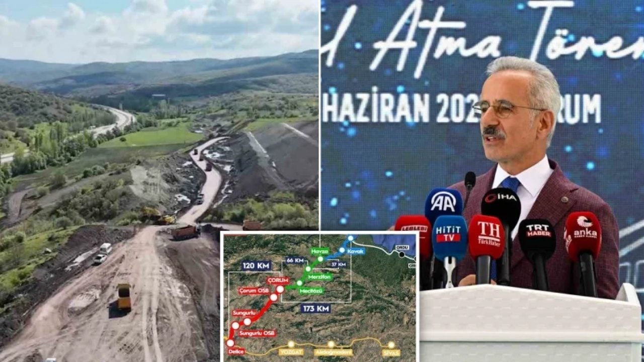 Foto - Uraloğlu: Ankara-Samsun arası 2,5 saate düşecek! Hızlı tren Karadeniz ile Akdeniz’i buluşturacak