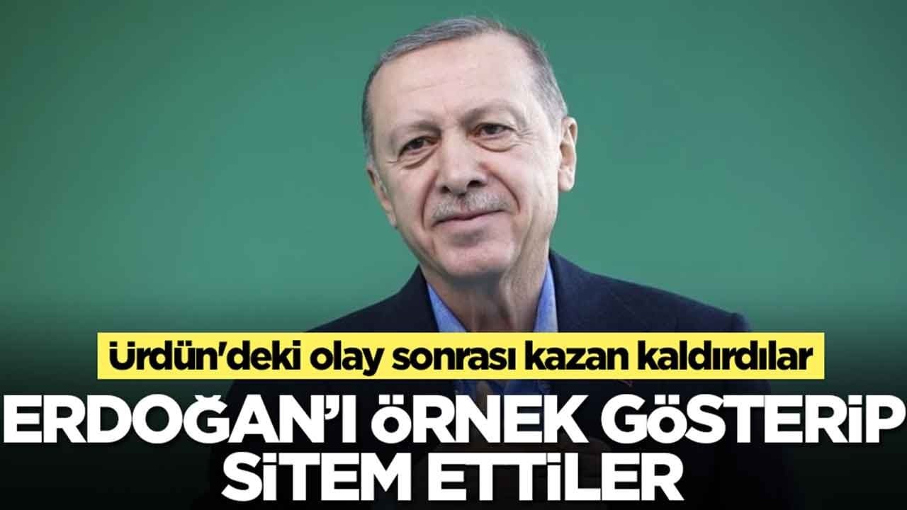 Ürdün'deki olay sonrası kazan kaldırdılar: Erdoğan'ı örnek gösterip sitem ettiler