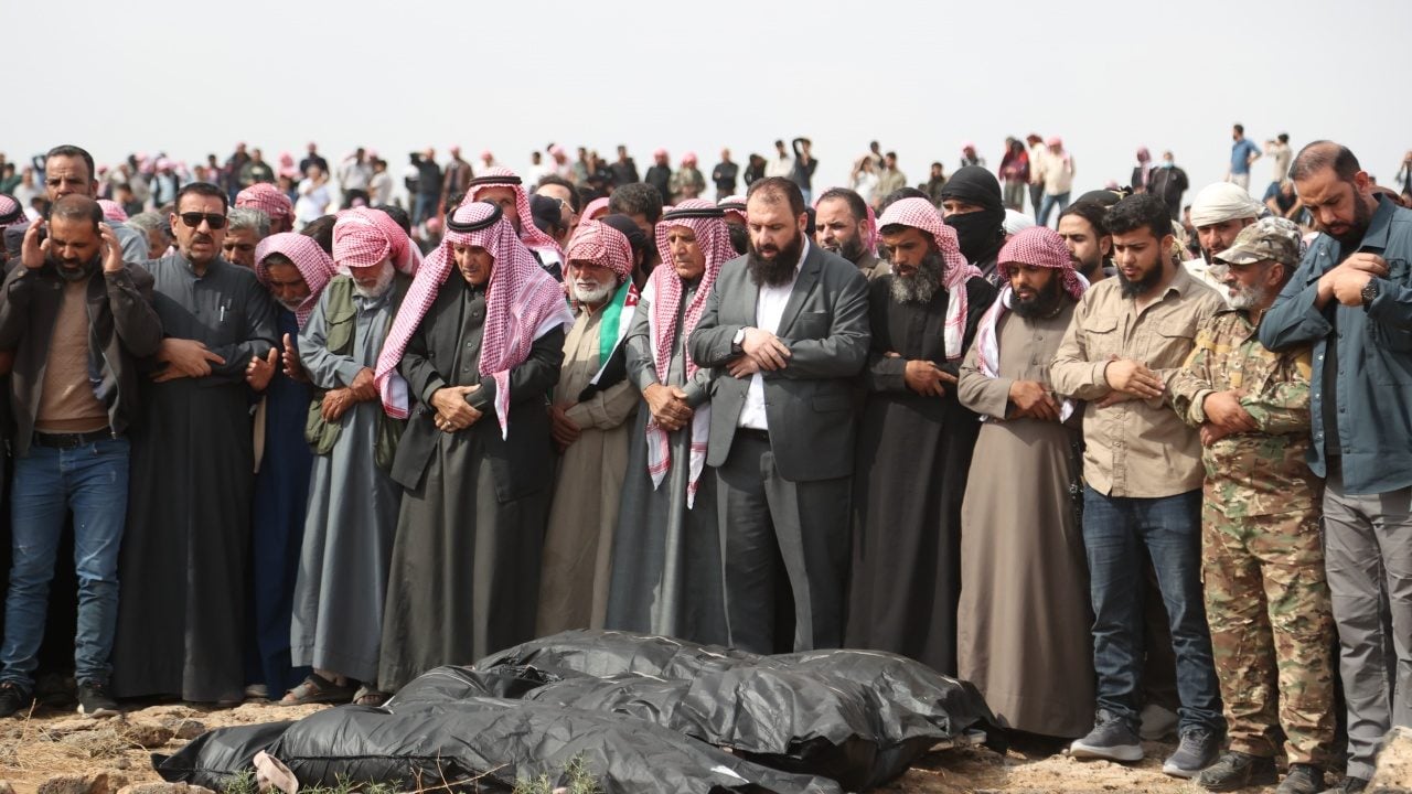 Foto - Ürdün'ün katlettiği siviller defnedildi