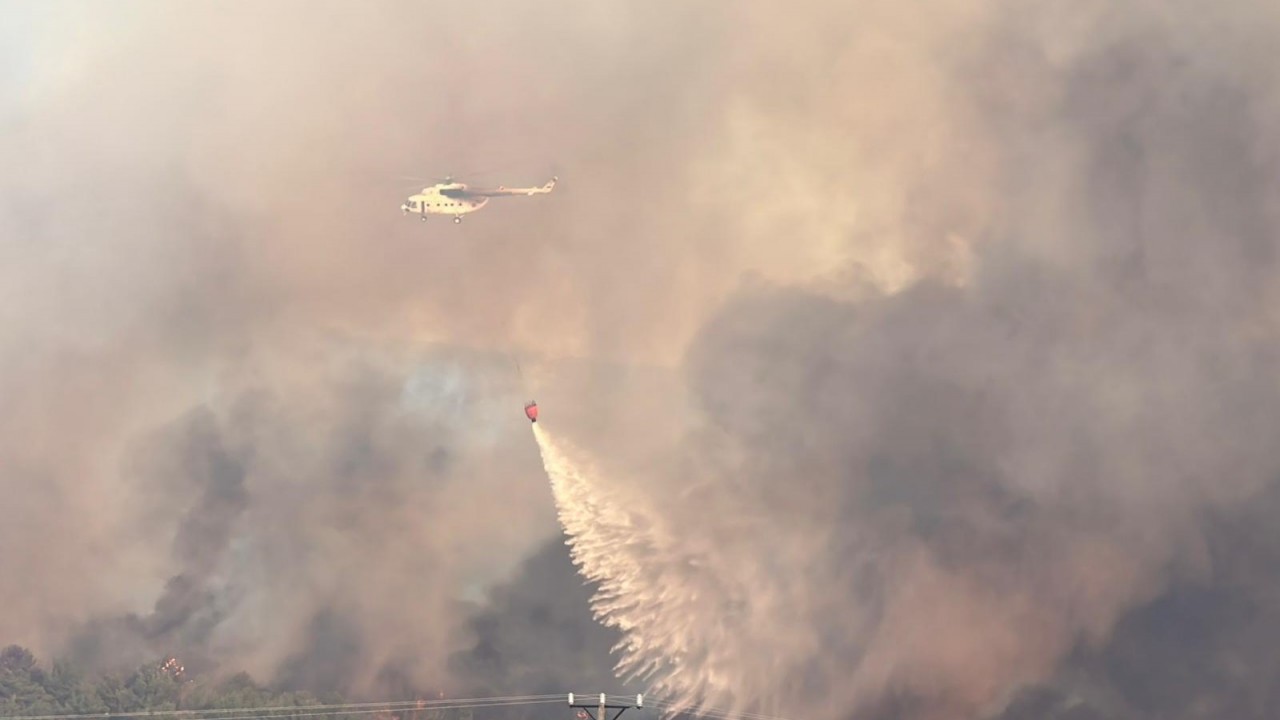 Foto - Uşak'ta orman yangını büyük ölçüde kontrol altına alındı! Yangının geride bıraktığı hasar böyle görüntülendi