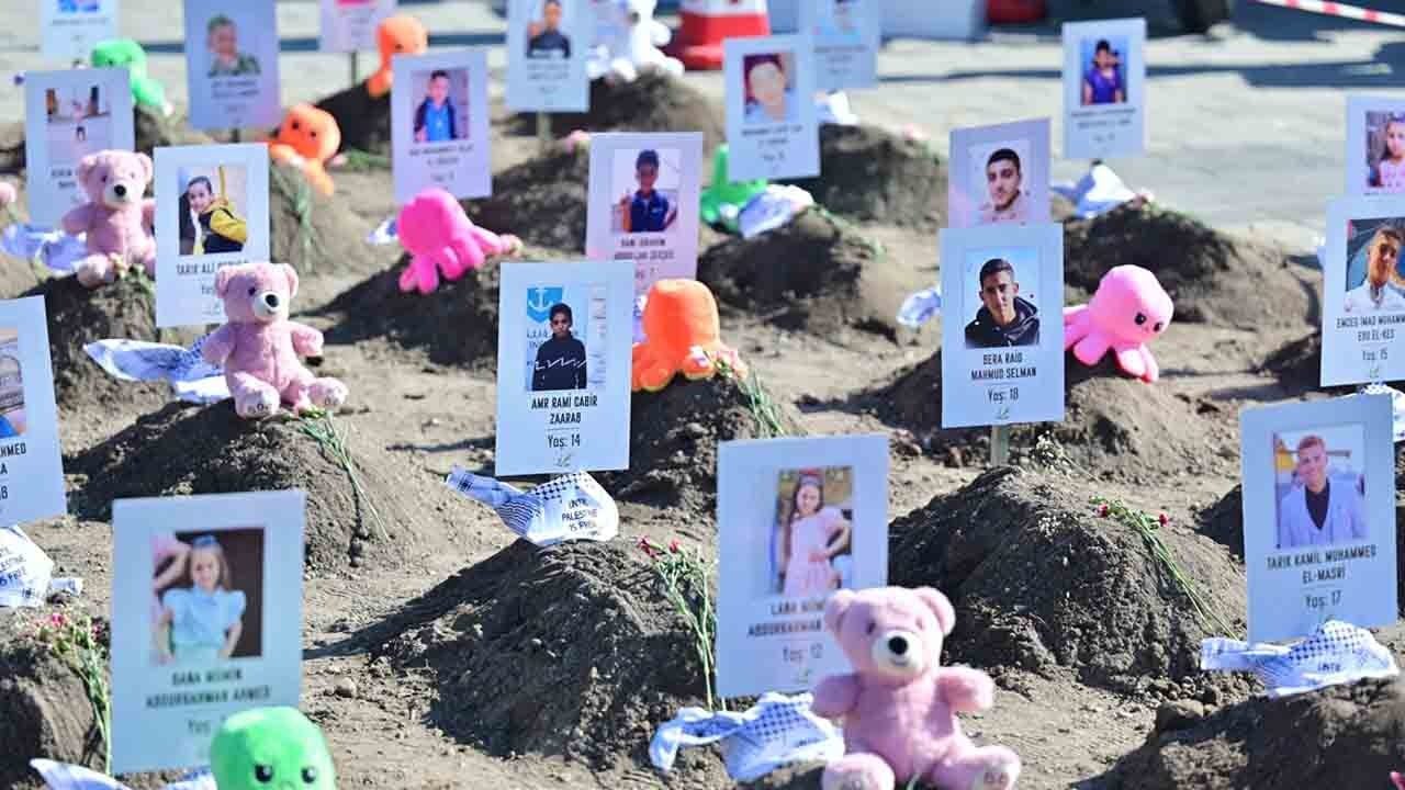 Foto - Üsküdar’da Gazze çığlığı: ‘Toprağın Altındaki Çocuklar’