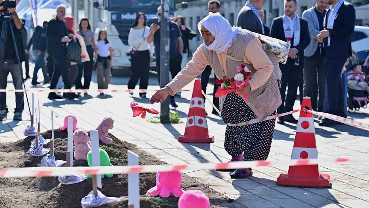 Foto - Üsküdar’da Gazze çığlığı: ‘Toprağın Altındaki Çocuklar’