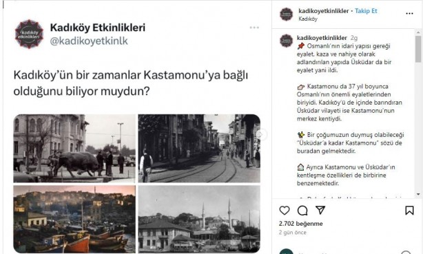Foto - Üsküdar’ın bir zamanlar Kastamonu’ya bağlı olduğunu biliyor muydunuz? "Ne alaka" demeyin! Bakın sebebi neymiş