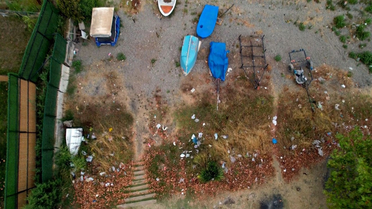 Foto - Utandıran manzara! Piknikçiler bakın doğaya nasıl zarar verdi