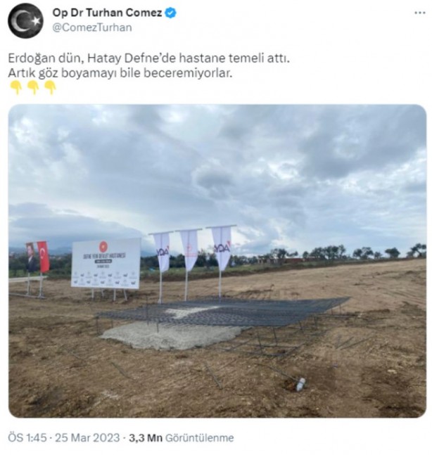 Foto - Utanman varsa özür dile şimdi! İşte İP’li temelsiz Turhan’ın ‘temeli yok’ dediği eser