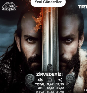 Foto - Uyanış Büyük Selçuklu Pazartesiye damga vuruldu! FOX’un rezil dizisine tokat