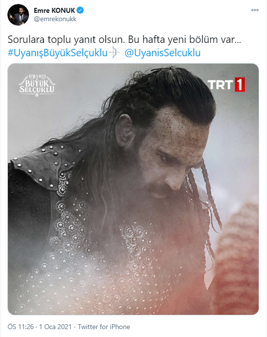 Foto - Uyanış: Büyük Selçuklu'nun yapımcısı Emre Konuk müjdeyi duyurdu