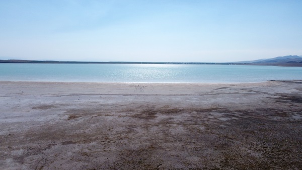 Foto - Uydu görüntüleri korkuttu! O gölün üçte biri kurudu
