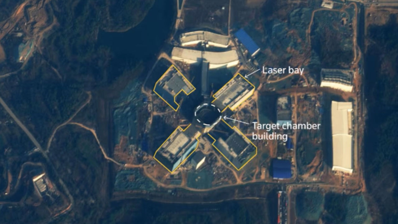 Foto - Uydulara yakalandı: Herkesten habersiz dünyanın en büyük nükleer füzyon lazeri yapılıyormuş