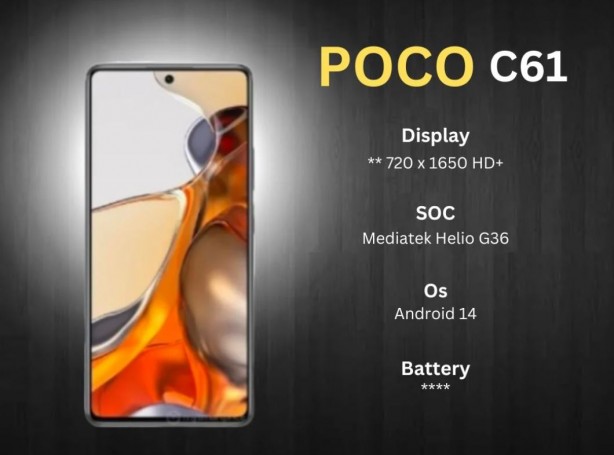 Foto - Uygun fiyatlı POCO C61 tanıtıldı