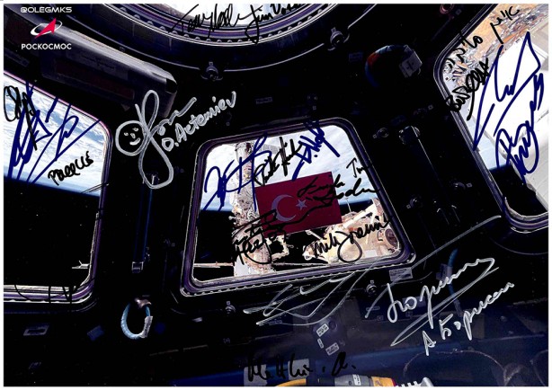 Foto - Uzaydan Türkiye'ye Cumhuriyet Bayramı hediyesi