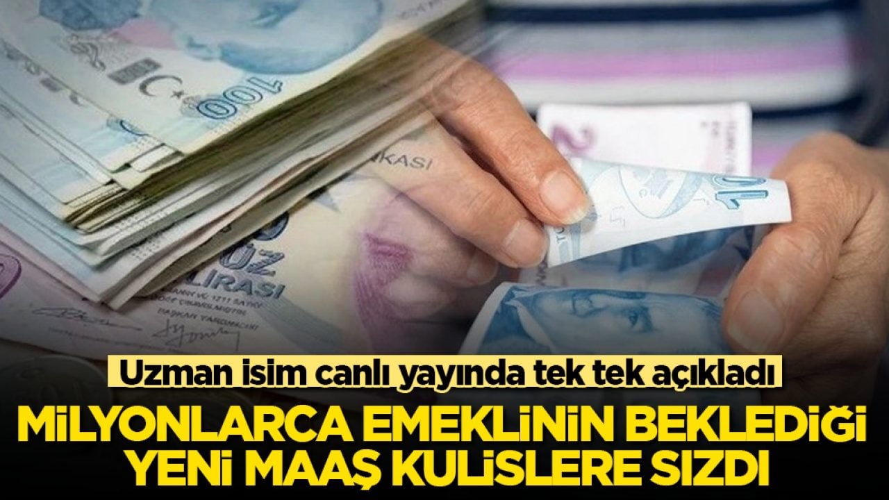 Uzman isim canlı yayında tek tek açıkladı! Milyonlarca emeklinin beklediği yeni maaş kulislere sızdı