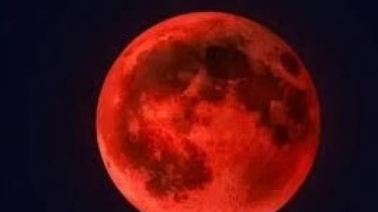 Foto - Uzmanı sorunun cevabını açıkladı! Kanlı ay depreme neden olur mu?