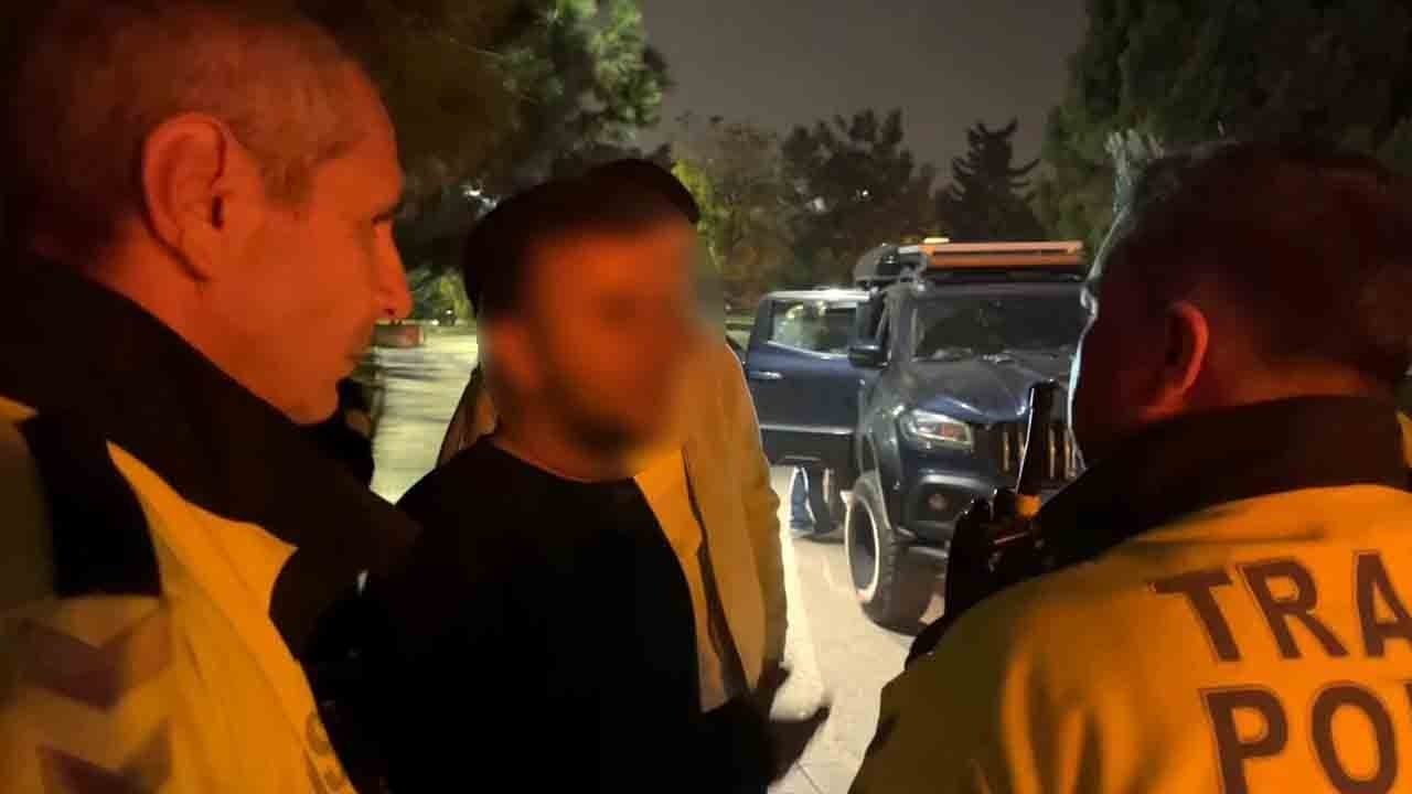 Foto - Uzun süre direndi ama polis yemedi: Alkollü sürücüden akılalmaz savunma