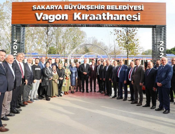 Foto - Vagon Kıraathanesi hizmete açıldı
