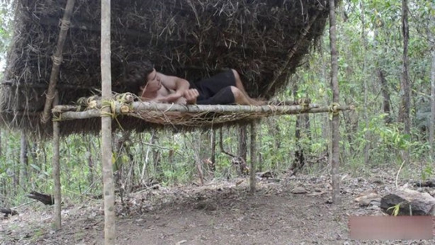 Foto - Vahşi ortamda rahat uyumak için bakın ne yaptı!