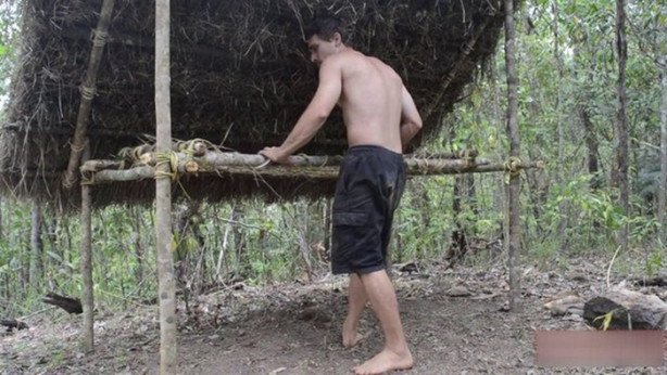 Foto - Vahşi ortamda rahat uyumak için bakın ne yaptı!