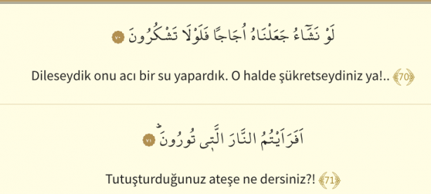 Foto - Vakıa Suresi Arapça okunuşu: Vakıa Suresi Türkçe meali!