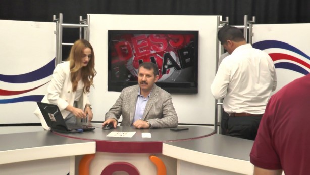 Foto - Vali kamera karşısına geçti! Haberleri sundu