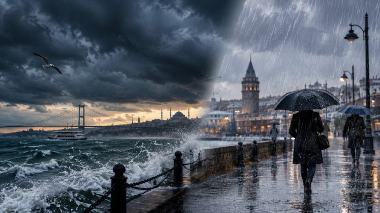 Valilik uyarı yaptı! İstanbul’da sağanak ve fırtına bekleniyor 