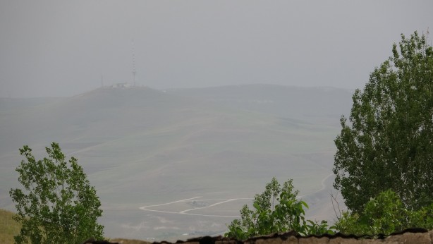 Foto - Van çamur yağdıran toz bulutlarıyla kaplandı