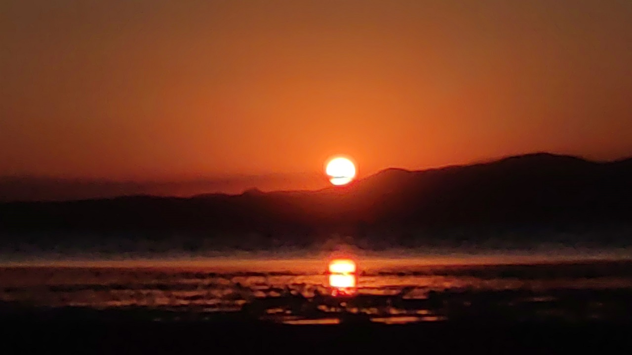 Foto - Van Gölü'nde nefes kesen manzara