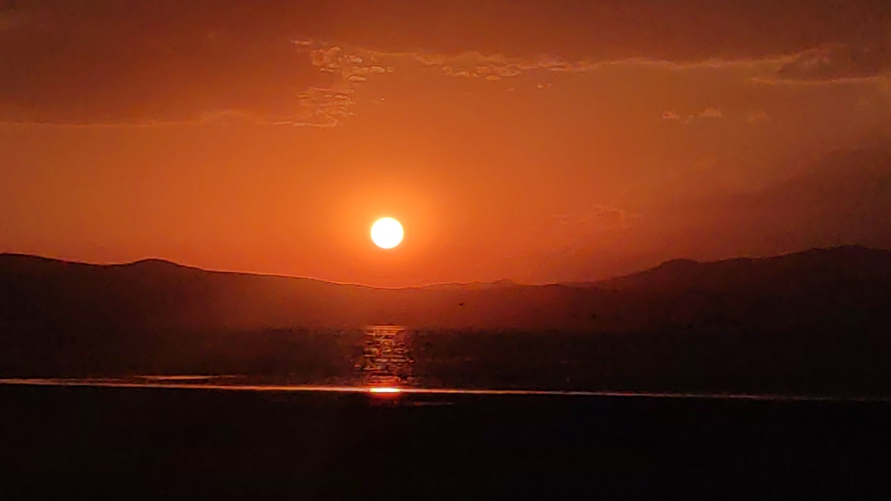 Foto - Van Gölü'nde nefes kesen manzara