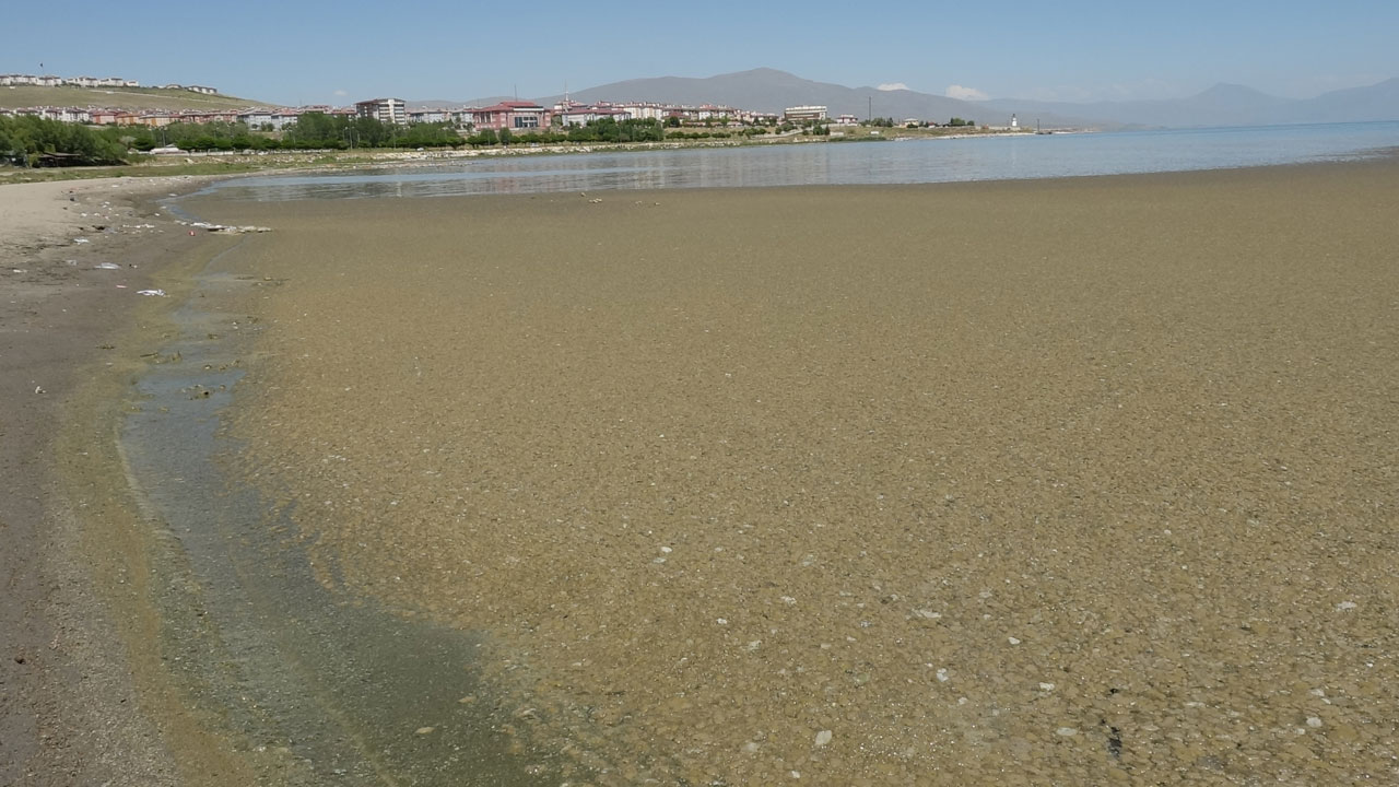 Foto - Van Gölü’nde tehlike çanları çalıyor! Kirlilik uyduya yansıdı