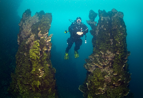 Foto - Van Gölü'ndeki mikrobiyalitler böyle korunacak