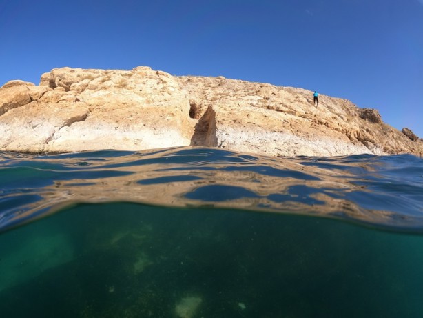 Foto - Van Gölü'nün çekilmesiyle Urartu limanı ortaya çıktı! Su altından görüntülendi
