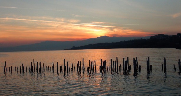 Foto - Van Gölü'nün eşsiz gün batımı görüntülendi!