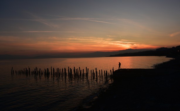 Foto - Van Gölü'nün eşsiz gün batımı görüntülendi!