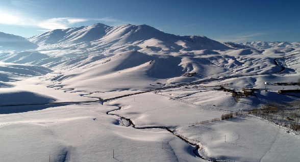 Foto - Van'da mendereslerin kış güzelliği