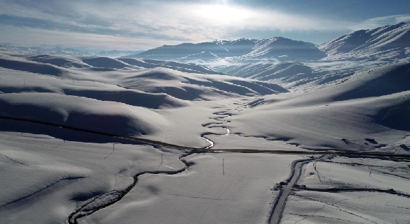 Foto - Van'da mendereslerin kış güzelliği