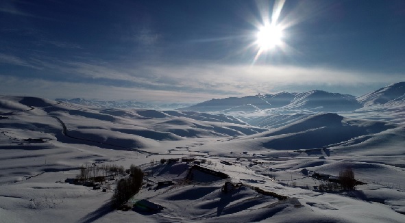 Foto - Van'da mendereslerin kış güzelliği