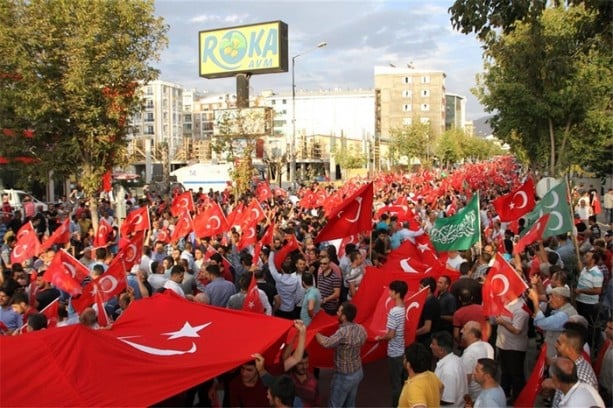 Foto - Van'da teröre lanet yürüyüşü