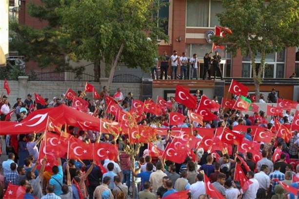 Foto - Van'da teröre lanet yürüyüşü