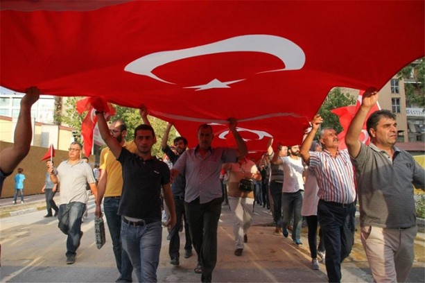 Foto - Van'da teröre lanet yürüyüşü