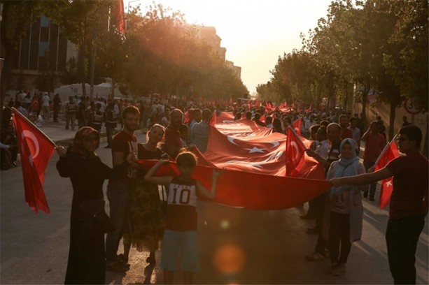 Foto - Van'da teröre lanet yürüyüşü